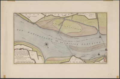 TA_RIV_061 Kaart van een gedeelte der Rivier het Haringvliet, van boven den Stadsen Hoek tot Hellevoetsluis, 1781.