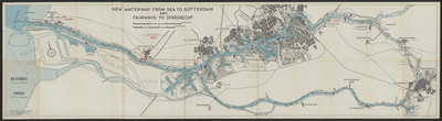 TA_RIV_073 New Waterway from sea to Rotterdam and fairways to Dordrecht, 1961.