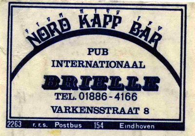LD2003. Bar internationaal Nord Kapp Bar.
