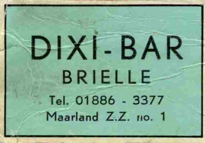 LD2006. Dixi Bar Brielle.