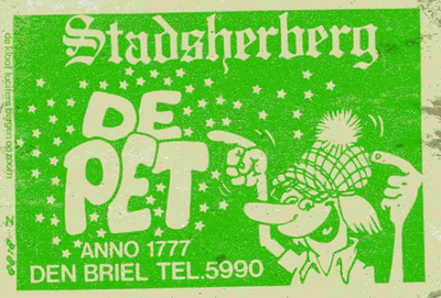 LD2009. Stadsherberg De Pet, anno 1777.