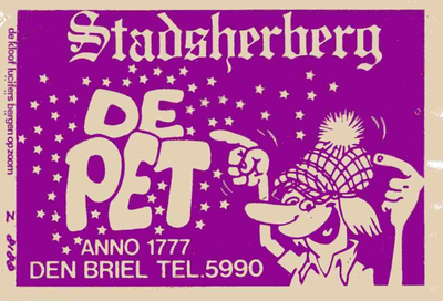 LD2012. Stadsherberg De Pet, anno 1777.