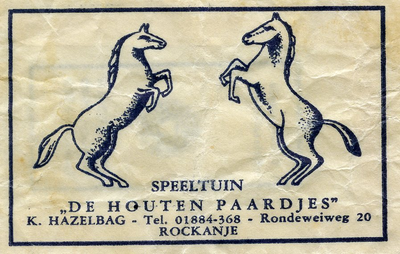 SZ1117. Speeltuin De Houten Paardjes.