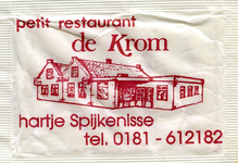 SZ1426. Petit restaurant De Krom - hartje Spijkenisse.