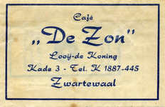 SZ1803. Café De Zon.