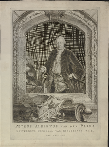 VH0193 Petrus Albertus van der Parra Gouverneur Generaal van Nederlands Indie. enz. enz. enz, [ca. 1764]