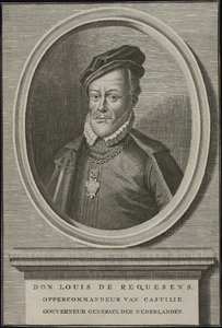 VH0322 DON LOUIS DE REQUESENS oppercommandeur van Castilie. gouverneur generaal der Nederlanden