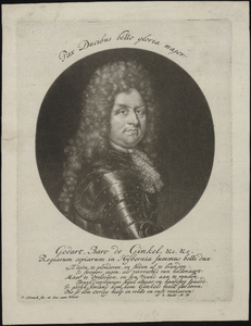 VH0327 Godart, Baro de Ginkel, etc. etc. Regiarum copiarum in Hybernia [Ierland] summus belli dux, [ca 1702]