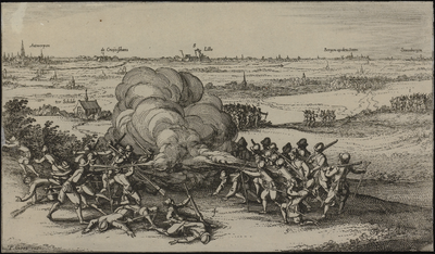 VH0338 [Een gevecht van 15 Staatse soldaten tegen 16 Spaanse soldaten bij Ter Schilde ten noorden van Antwerpen in juni ...