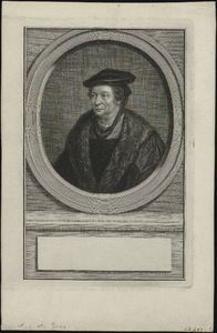 VH0556 [mr. AERT VAN DER GOES, Advokaat van Holland, in 't jaar 1541, oud 66 jaaren.], [1751-1759]