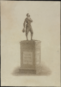 VH0599 [Een standbeeld van een in opstand gekomen geus .], 1872