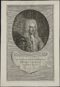 VH0781 Guilielmus Iacobus 's Gravesande Philosophiae et Matheseos Professor Lugd. Batav. [Leiden], [ca 1750]