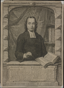 VH0823 Johannes Henricus Westerhoff, Arn. Henr. Zoon. Geb. te Gouda, Ao. MDCCXXVII. Bevestigd te Hellevoetsluis, 1750. ...