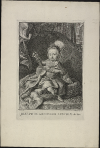 VH0837 JOSEPHUS ARCHIDUX AUSTRIAE &c &c, [ca 1744]