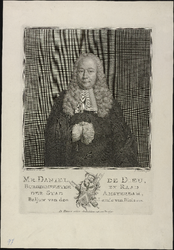 VH1085 Mr. Daniel de Dieu, Burgermeester en Raad der Stad Amsterdam, Baljuw van den Lande van Blois enz, 1758