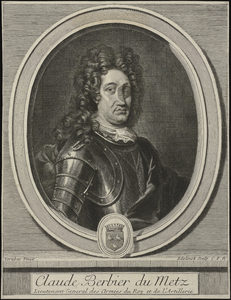 VH1166 Claude Berbier du Metz. Lieutenant General des Armees du Roy et de l'Artillerie