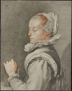 VH1210 [Maria Visscher, bijgenaamd Tessselschade de dochter van Roemer Visscher en lid van de Muiderkring]., 1770