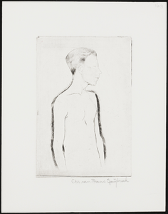 SPUIJBROEK_169 Studie van een jongen, gemaakt tijdens de opleiding aan de Academie Rotterdam, 1923-1927