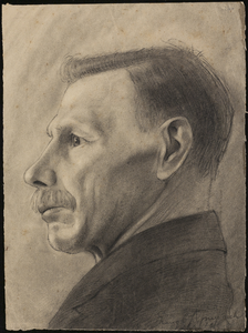 SPUIJBROEK_266 Portret van een onbekende man met snor, 1 juli 1926