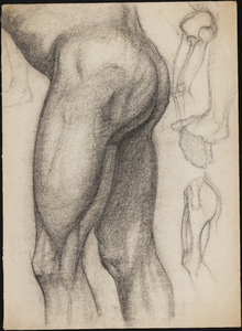 SPUIJBROEK_A_090M Studie van het menselijk lichaam, gemaakt tijdens de opleiding aan de Academie Rotterdam, 1923-1927
