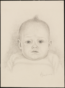 SPUIJBROEK_A_100 Portret van een baby, ca. 1950