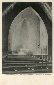 PB0183 Het interieur van de stenen Bedevaartskerk, ca. 1935