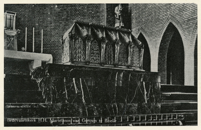 PB0190 Het reliekschrijn met relieken van de Martelaren van Gorcum, ca. 1935