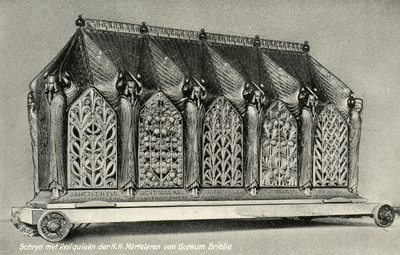 PB0191 Het reliekschrijn met relieken van de Martelaren van Gorcum, ca. 1934
