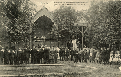PB0219 Processie over het Martelveld en de Ommegang, ca. 1914