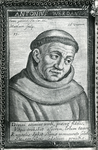 PB0229 Prent van de martelaar Antonius van Weert (1523), franciscaner priester, ca. 1955