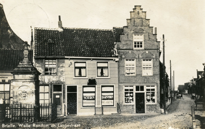 PB0671 Kijkje op het Wellerondom en de Langestraat, 1947