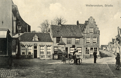 PB0672 Kijkje op het Wellerondom en de Langestraat, ca. 1916