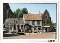 PB0678 Kijkje op het Wellerondom met een zomers terras, 1990