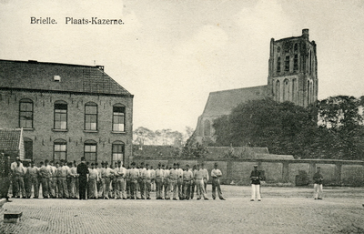 PB0811 Het exercitieterrein rond Kazerne De Doelen, ca. 1908