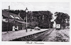 PB0981 Het tramstation van Brielle, ca. 1915