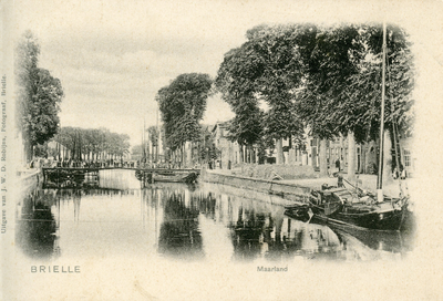 PB0993 De Kippenbrug over de Maarlandse haven, ca. 1904