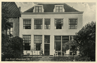 PB1008 De achterzijde van het voormalige woonhuis van burgemeester Egter van Wissekerke, woonhuis en kantoor van ...