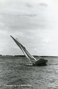 PB1238 Zeilboot op het Brielse Meer, 1962