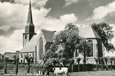 PB2502 De kerk van Geervliet, ca. 1950