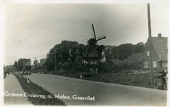 PB2530 Zicht op Geervliet vanaf de Groene Kruisweg, ca. 1940