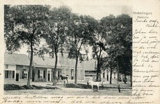 PB2942 De pastorie langs de Dorpsstraat, ca. 1906