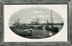PB3067 Kijkje op het Kanaal door Voorne, met enkele schepen, 1910