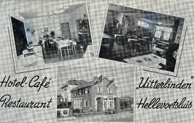 PB3395 Hotel, cafe, restaurant Uitterlinden, ca. 1965