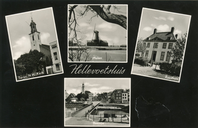 PB3397 Groeten uit Hellevoetsluis: compilatie van foto's, 1959