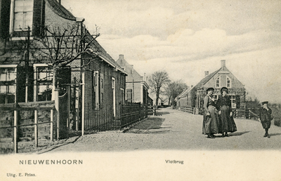 PB4053 Kijkje op de Oostdijk en het buurtschap Vlotbrug, ca. 1905