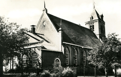PB4182 De kerk van Nieuwenhoorn, ca. 1955