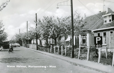 PB4397 Kijkje op de Moriaanseweg-west, 1965
