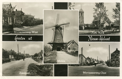 PB4411 Groeten uit Nieuw-Helvoet: compilatie van foto's, 1954