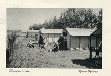 PB4493 Zomerhuisjes op Camping de Quack, ca. 1949