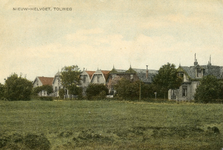 PB4521 Kijkje op de achterzijde van de woningen langs de Tolweg, ca. 1921